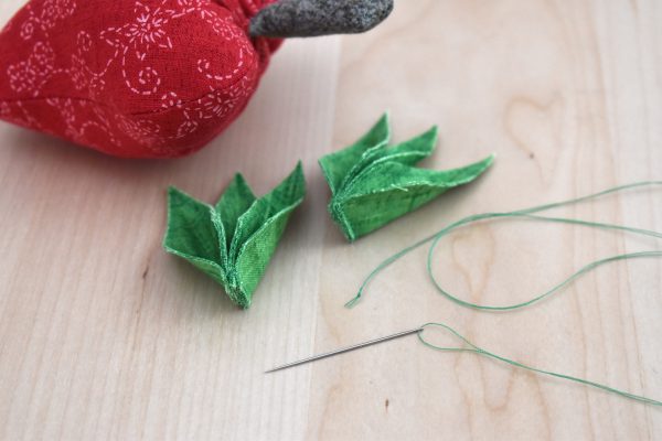 How to Make a Strawberry Pincushion by Erika Mulvenna