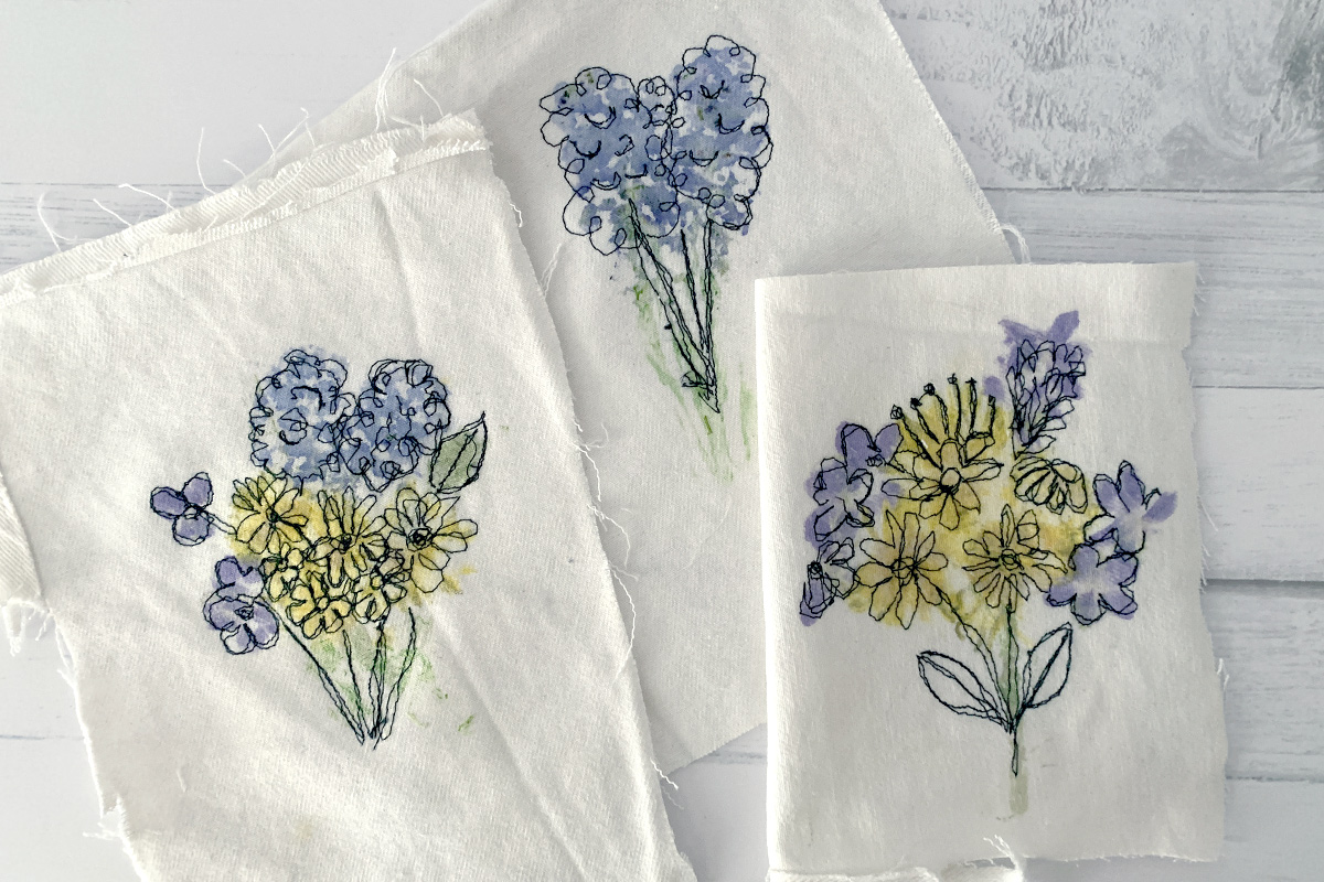 How To Make A Pounded Flower Embroidery