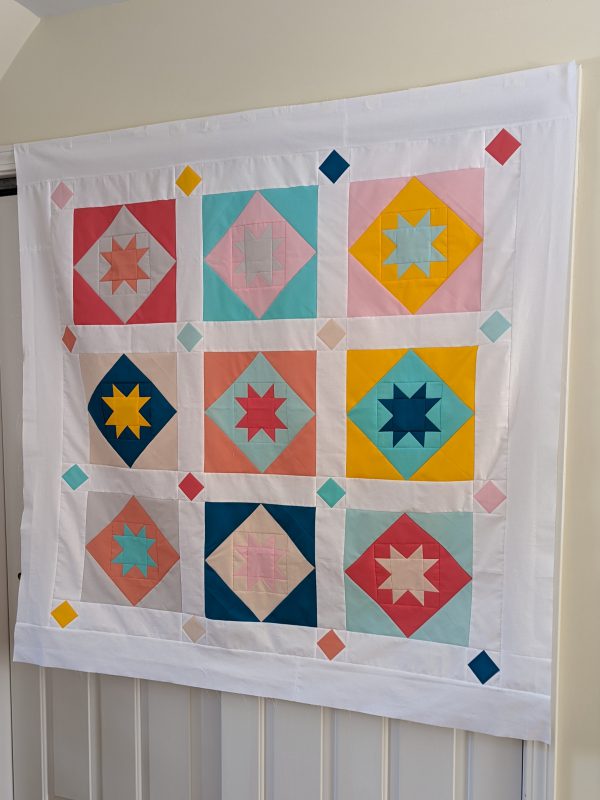 CANDY STAR QUILT TOP