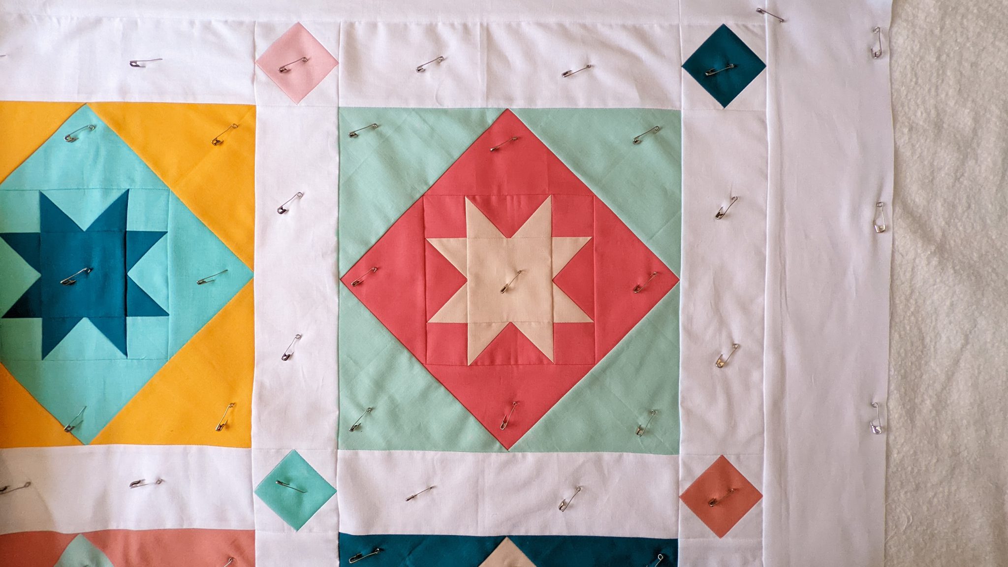 CANDY STAR Quilt Along, Part 5 Start Quilting