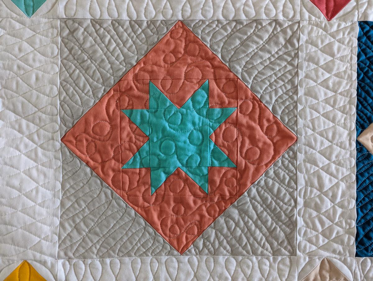CANDY STAR Quilt Along, Part 5 Start Quilting