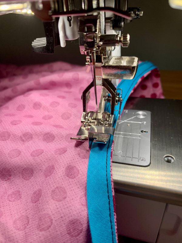 Sewing Neckline Binding