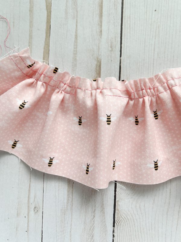 traditional ruffles with bee design