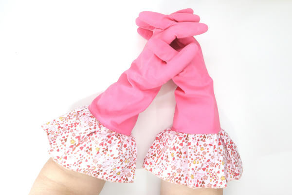 final design of cleaning gloves