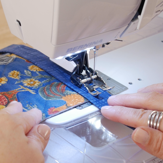 How to Create Binding with the Lap Seam Foot 71 WeAllSew