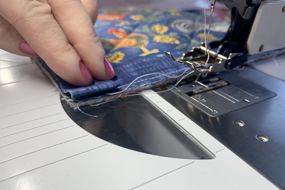 How to Create Binding with the Lap Seam Foot 71 WeAllSew