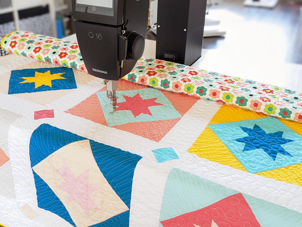 CANDY STAR Quilt Along, Part 3 Make 4 Blocks and Cornerstones WeAllSew