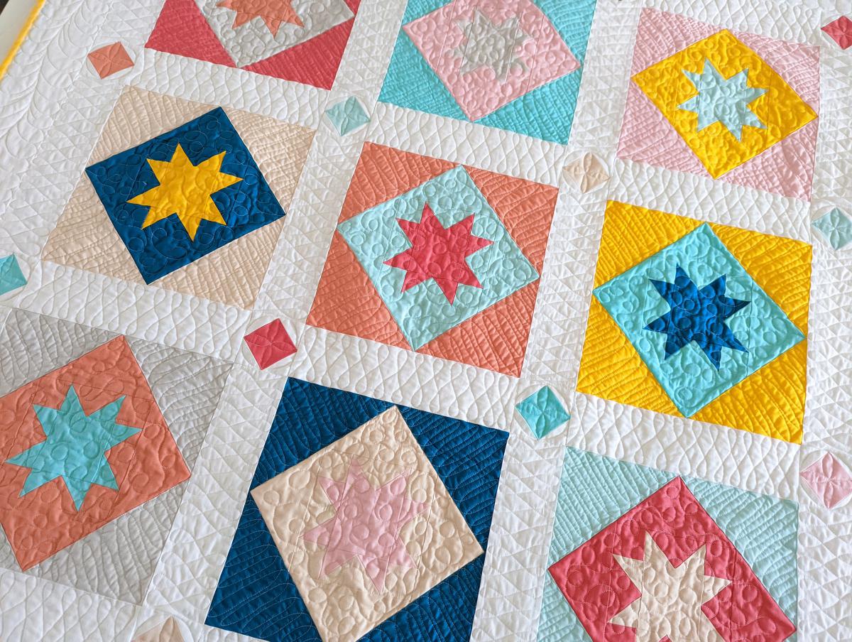 CANDY STAR Quilt Along, Part 2 Cut Fabric and Make 5 Blocks WeAllSew