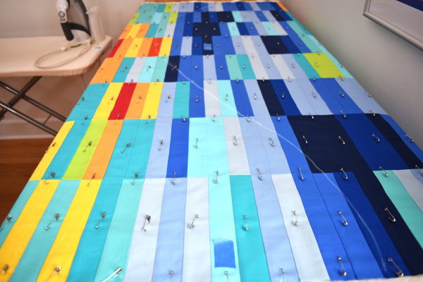 How to make a simple temperature quilt by Erika Mulvenna
