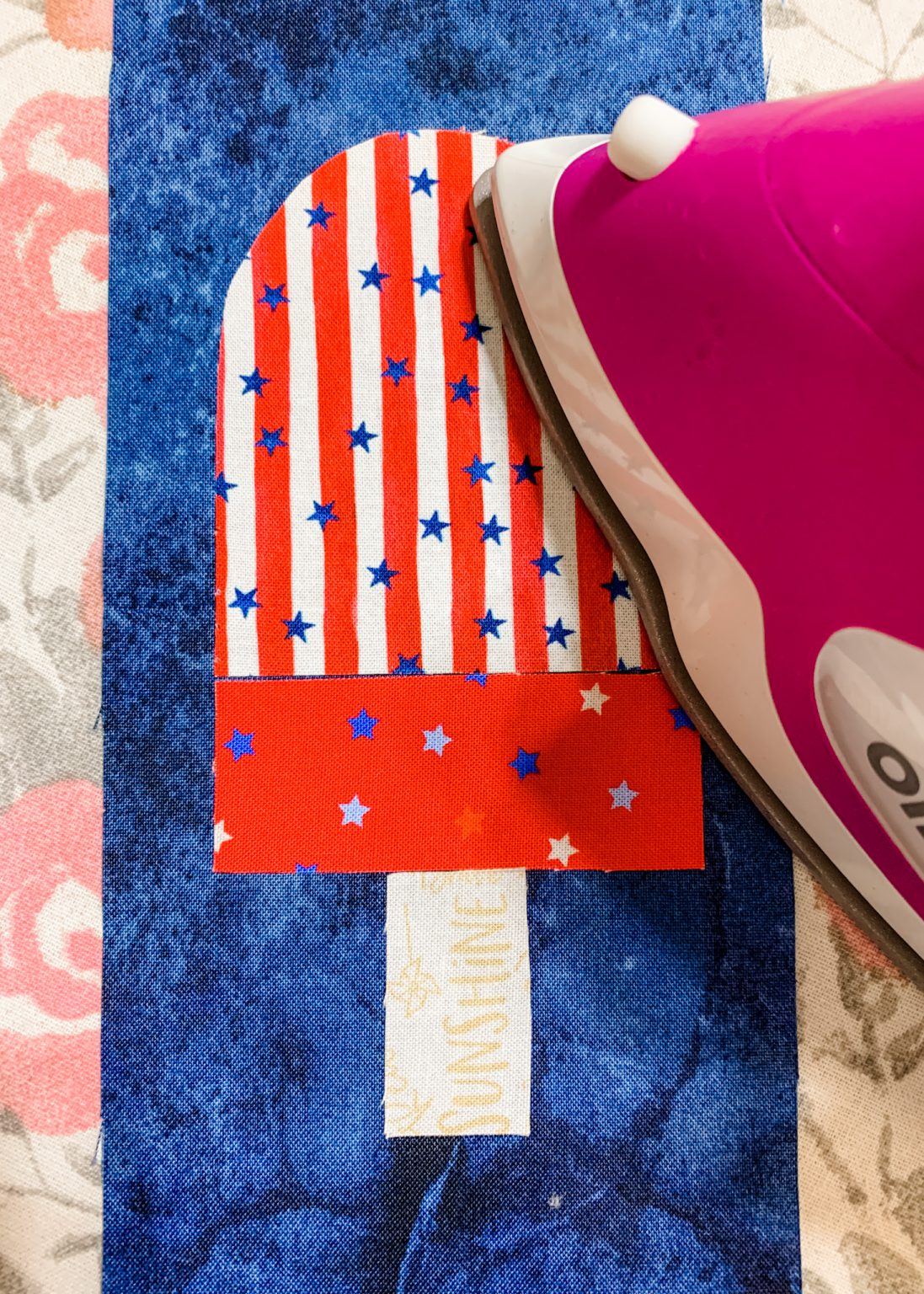 Popsicle Mug Rug Pattern How to Sew a Patriotic Mug Rug with Appliqué Popsicle - WeAllSew
