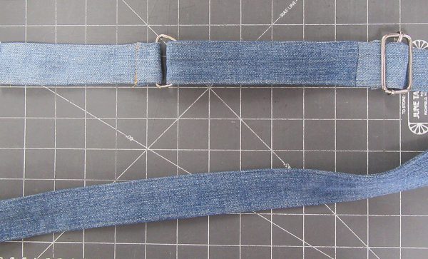 recycled jean bag strap assembly 1200X725