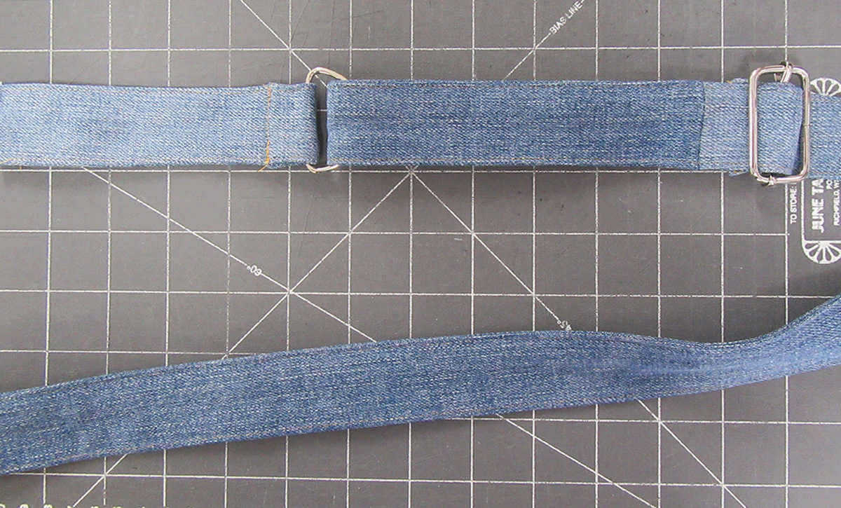 Denim Belt Loop Purse From Recycled Jeans Key Ring -  UK