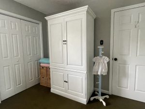 Sewing Space in Tight Quarters Tutorial: Sewing Armoire