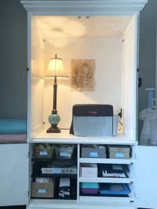 Sewing Space Tutorial: Transformation Guest Room to Sewing Room 1