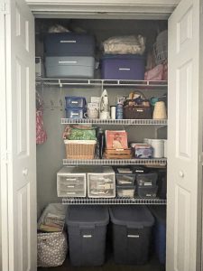 Sewing Space Tutorial: Closet Storage