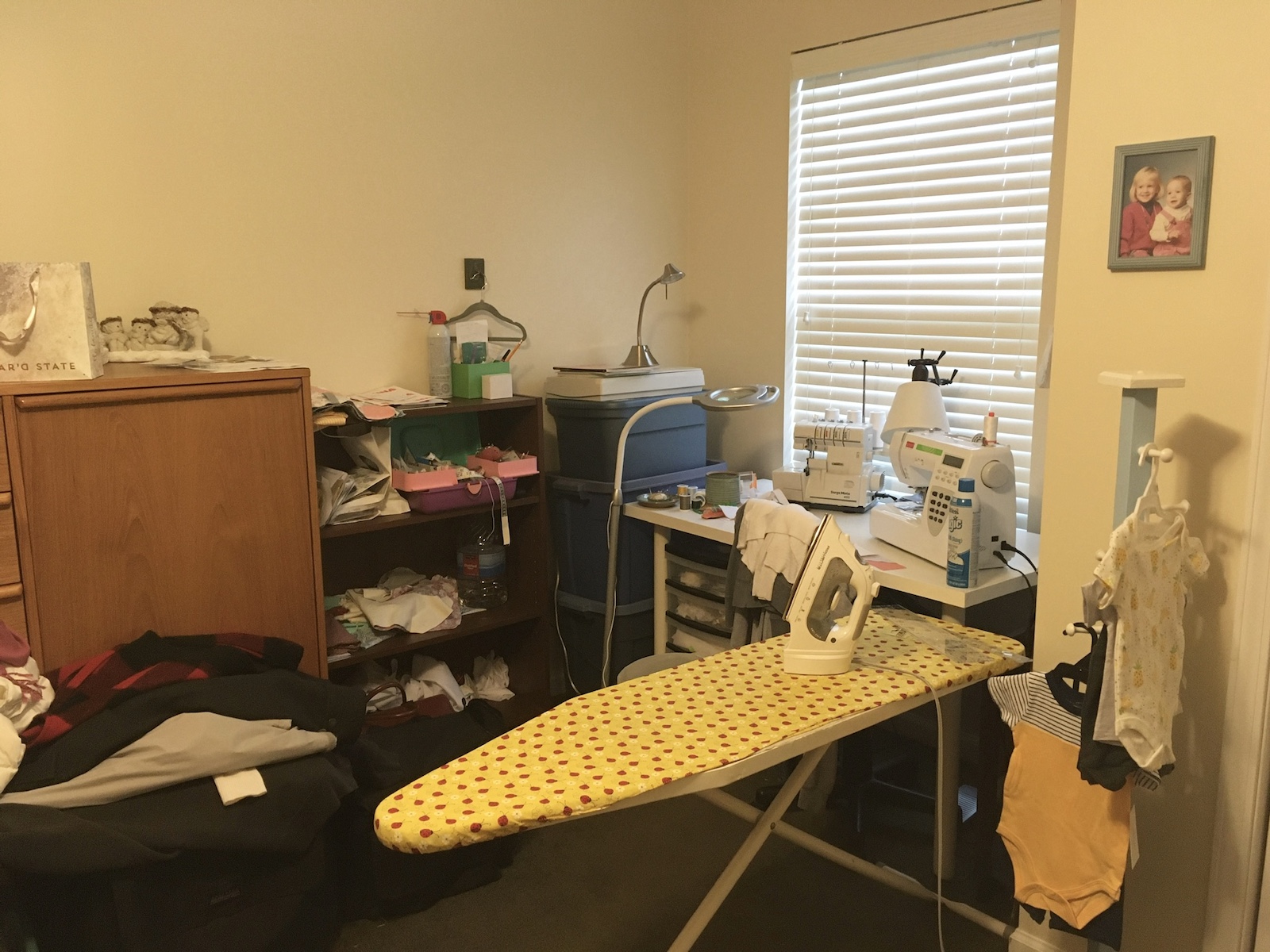 Small Sewing Space Solution: Portable Ironing/Cutting Table