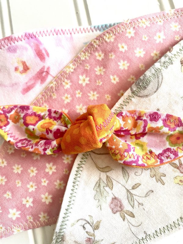 Sew Sweet and Simple Fabric Hair Bows Tutorial: Reversible Side 1