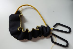 Flatlock Patchwork Trick-or-Treat Bag - sookie sews easy point and turner