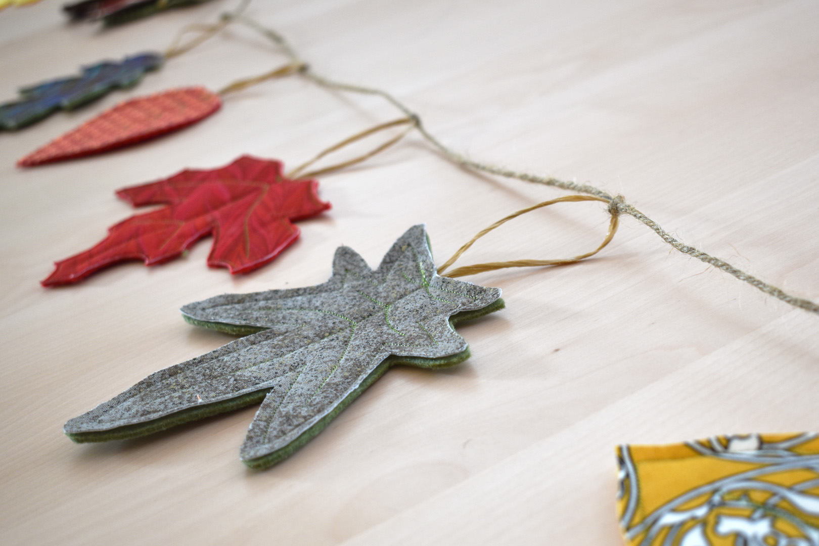DIY Fall Leaf Decor by Erika Mulvenna