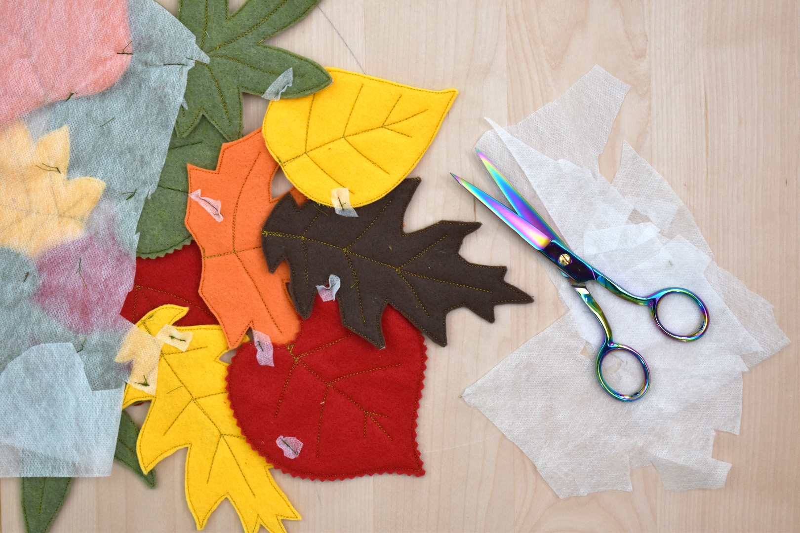 DIY Fall Leaf Decor by Erika Mulvenna