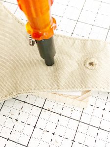 How To Add An Eyelet To Ready-Made Garment: Cut holes in the garment