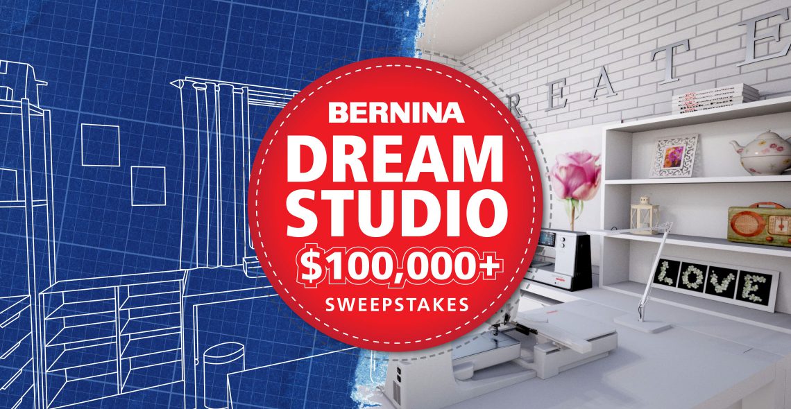 BERNINA $100K Dream Studio Sweepstakes