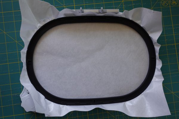 Sew Your Own Snuffle Mat DIY - hoop your stabilizer
