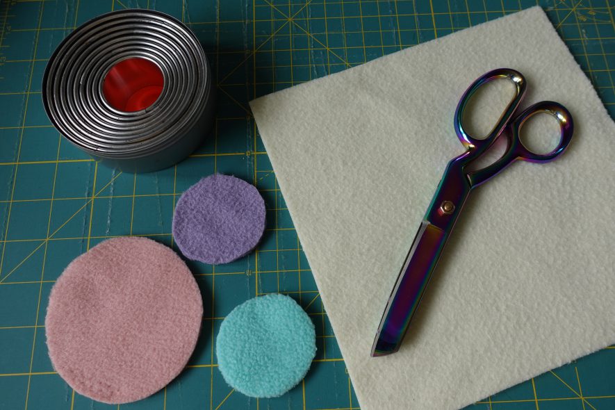 Sew Your Own Snuffle Mat DIY cut out circles WeAllSew