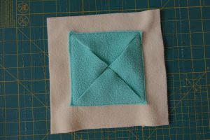 Sew Your Own Snuffle Mat DIY - finished cut x square