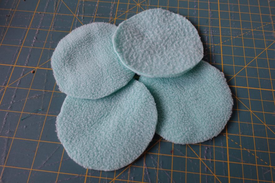 Sew Your Own Snuffle Mat DIY cut out circles WeAllSew