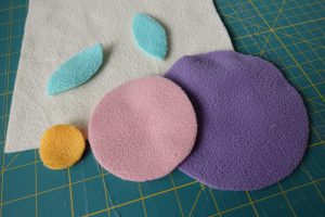 Sew Your Own Snuffle Mat DIY - cut out flower shapes