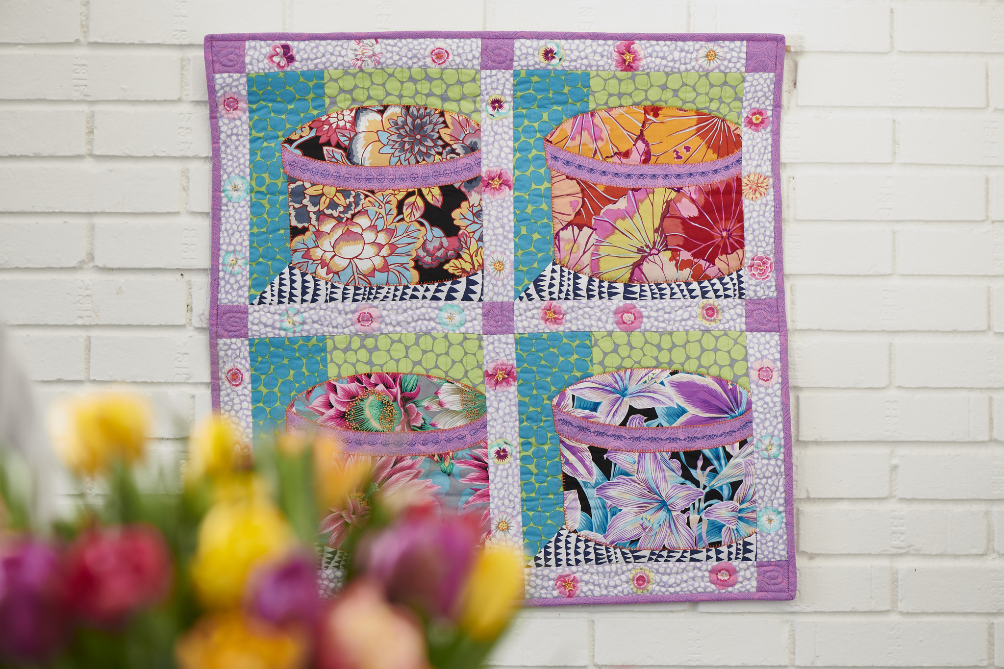 Kaffe Fassett Hatbox Quilt Series: Piecing the Quilt Top, Quilting Kaffe Fassett Hatbox Quilt Series: Piecing the Quilt Top, Quilting