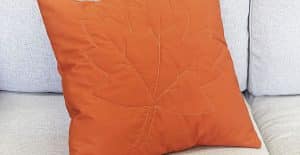 Thanksgiving Pillow Set, Part 2- Leaf Pillow BERNINA WeAllSew Blog 2280x1180