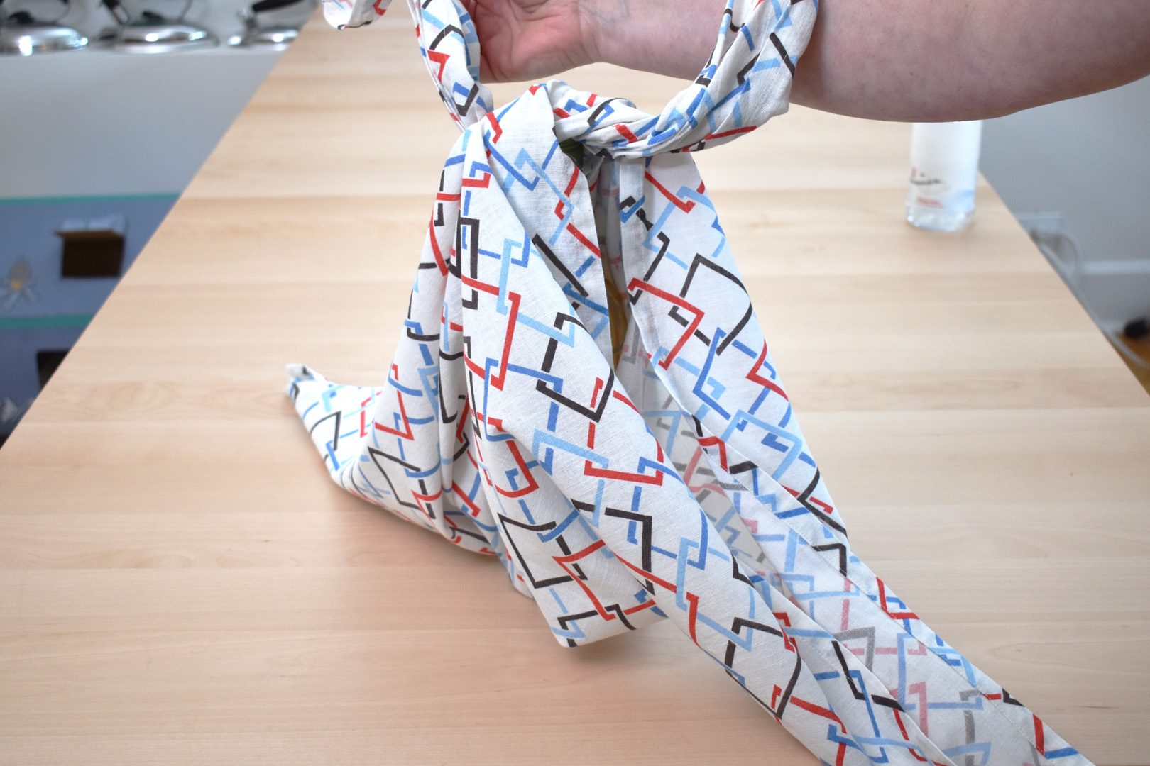 DIY Reusable Furoshiki Wrapping Cloth - WeAllSew