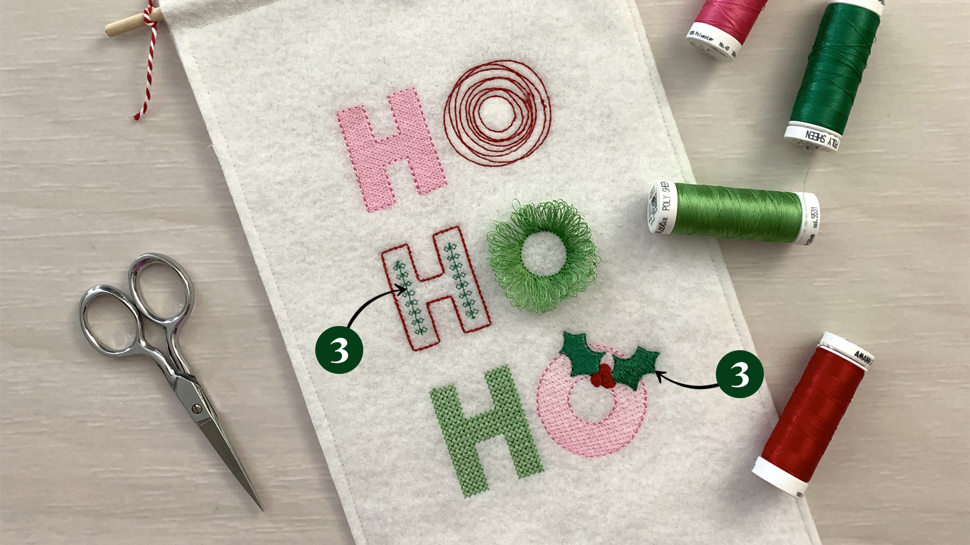 Machine Embroidery - 3 Last Minute Gifts to Make In The Hoop ITH 