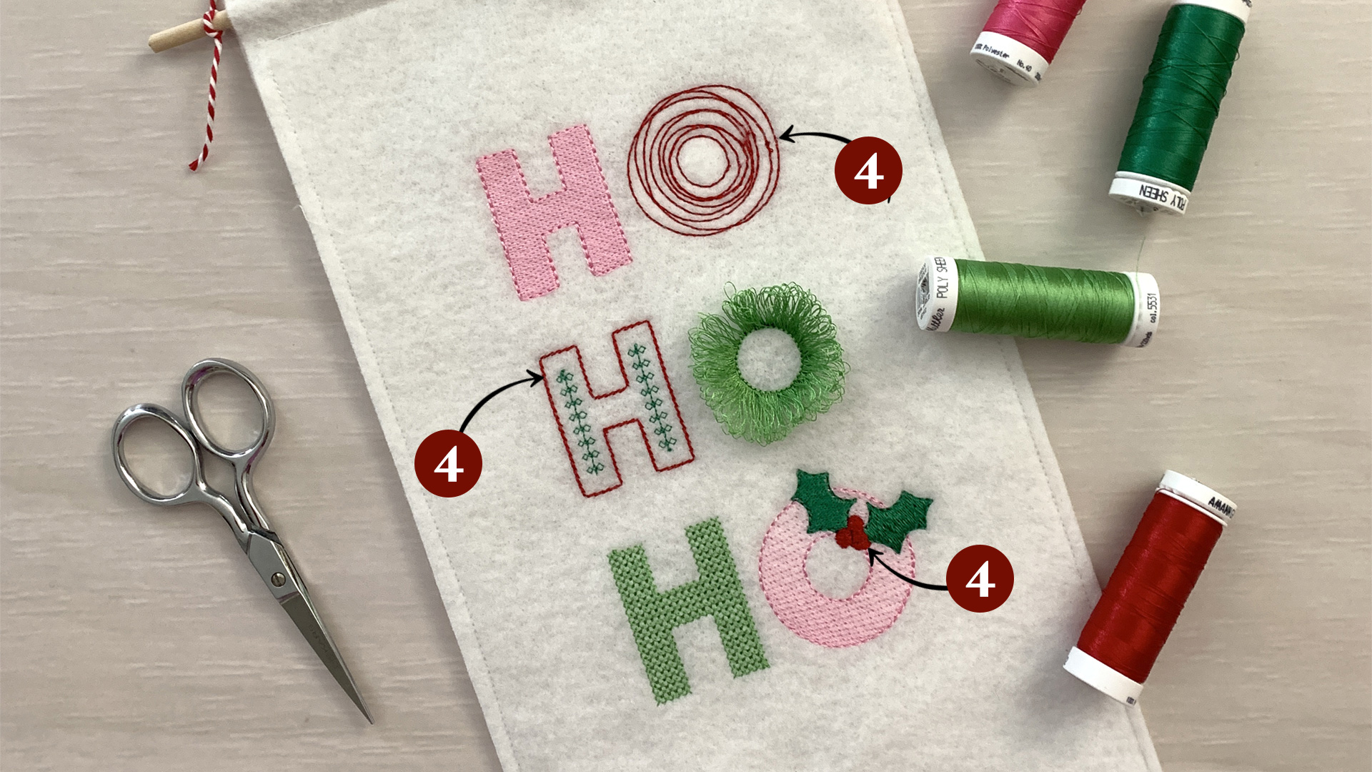 Ho Ho Ho Wrapping Paper Cutting Tool Envelope Opener - New