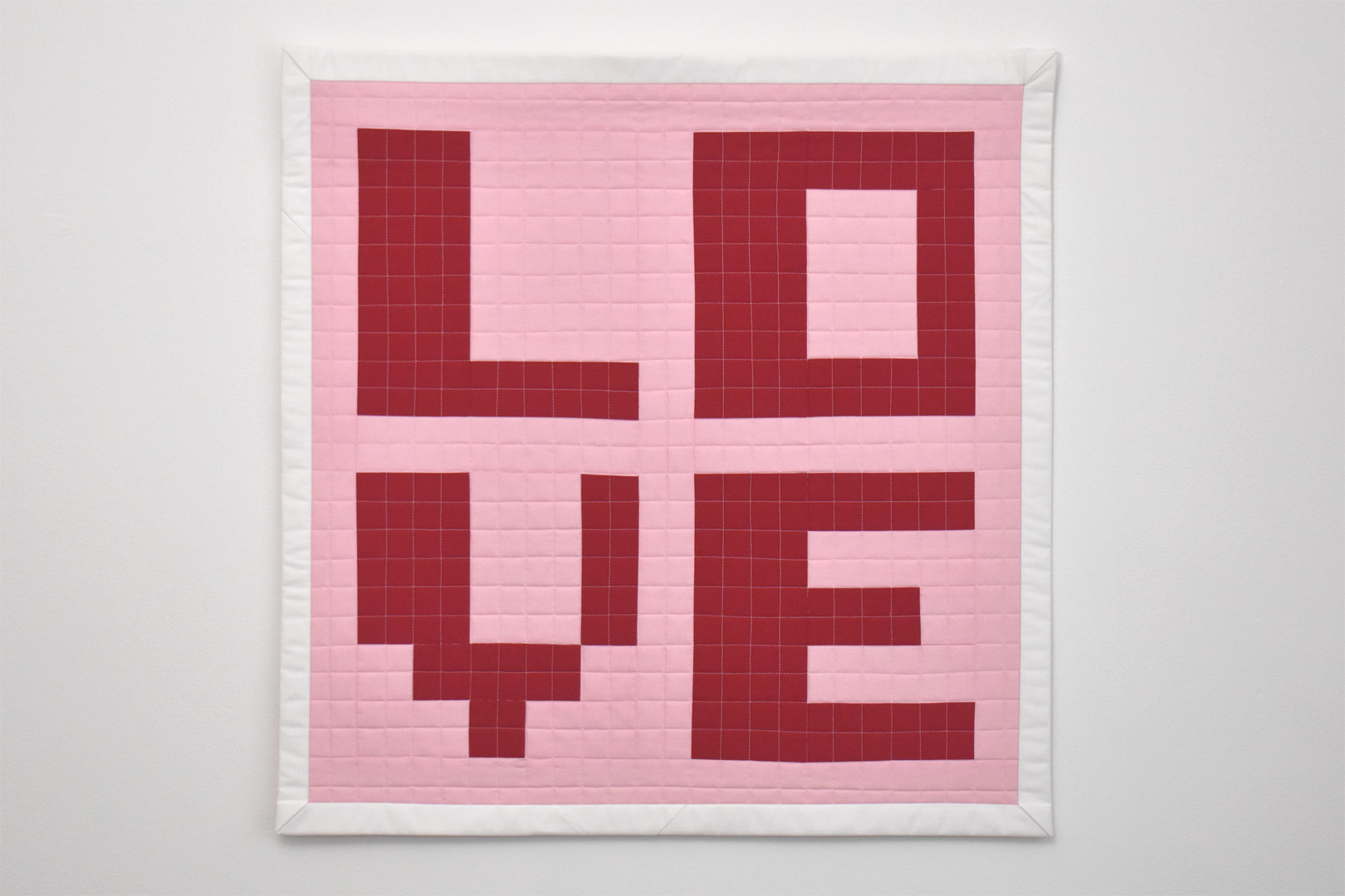 Modern Love Mini Quilt by Erika Mulvenna