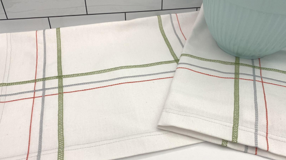 Boring to Beautiful Blanks with Your Serger, Part Three: Towel