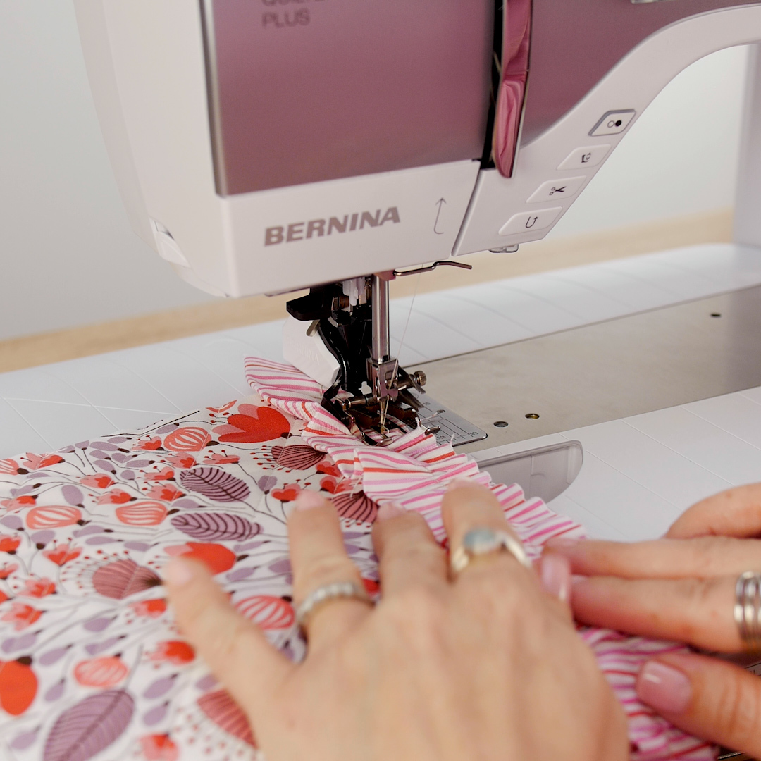 Appliqued Rose Skirt With a Scalloped Hem - Tea and a Sewing Machine