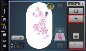 placing the final design with pin point placement