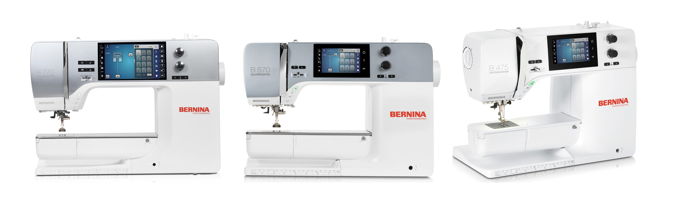 A few BERNINA sewing machines WeAll Sew blog