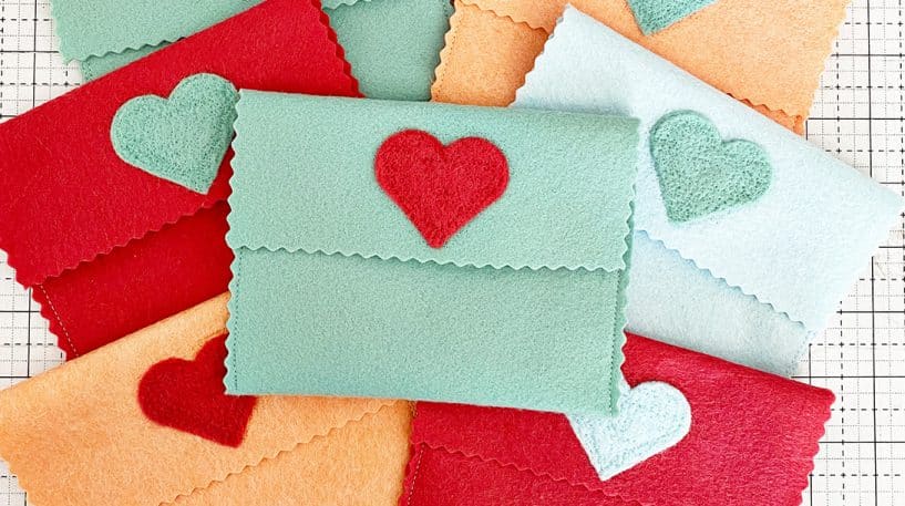 How to Make Felted Envelopes with the PunchWork Tool BERNINA WeAllSew Blog Feature