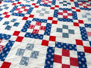 The Nona Quilt- viewed up close