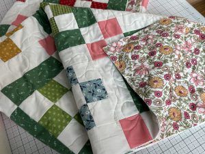 Trimmed Nona quilt from the Nona Quilt Along BERNINA WeAll Sew blog