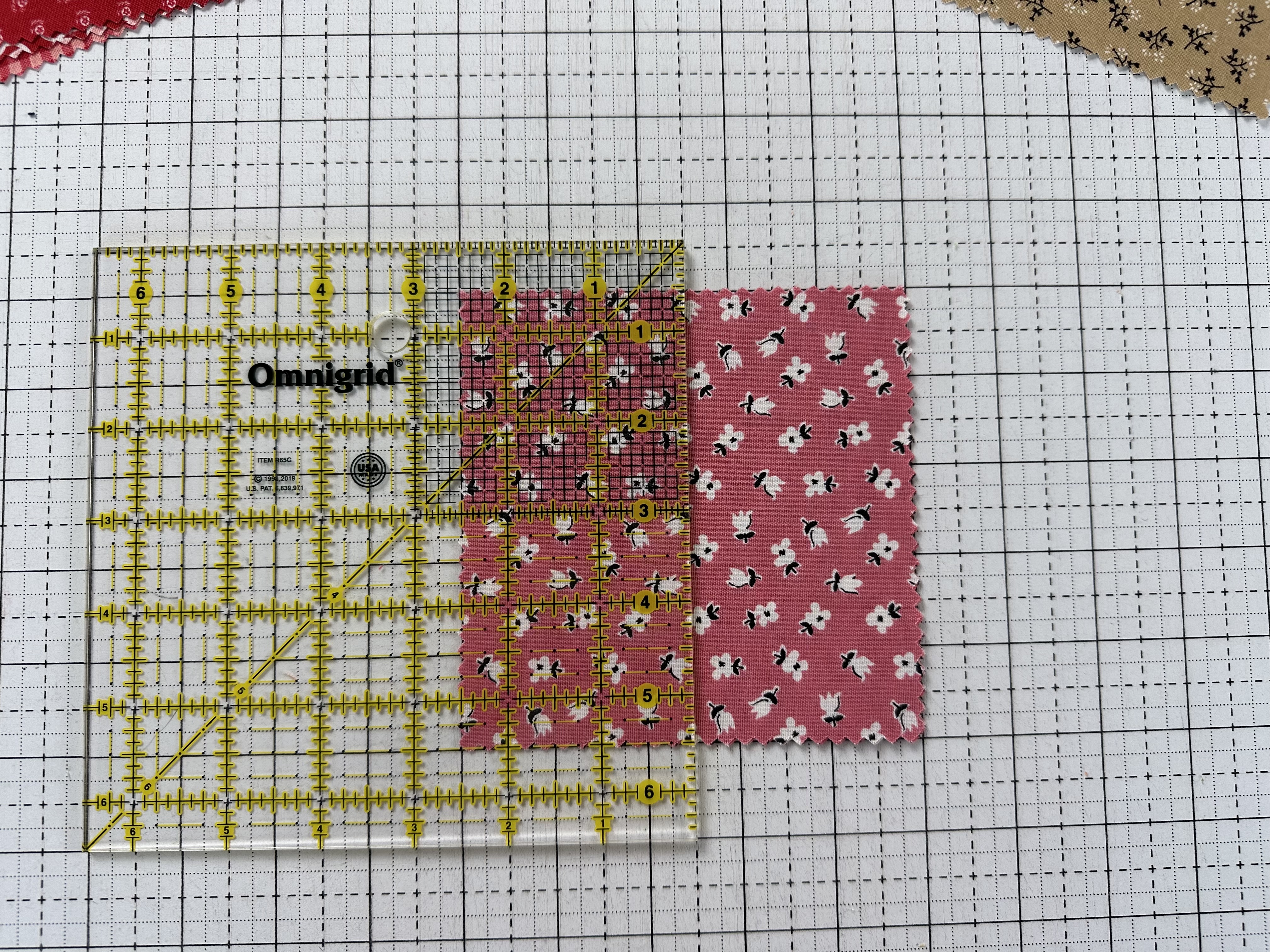 Omnigrid Quilter's Square 2-1/2x2-1/2