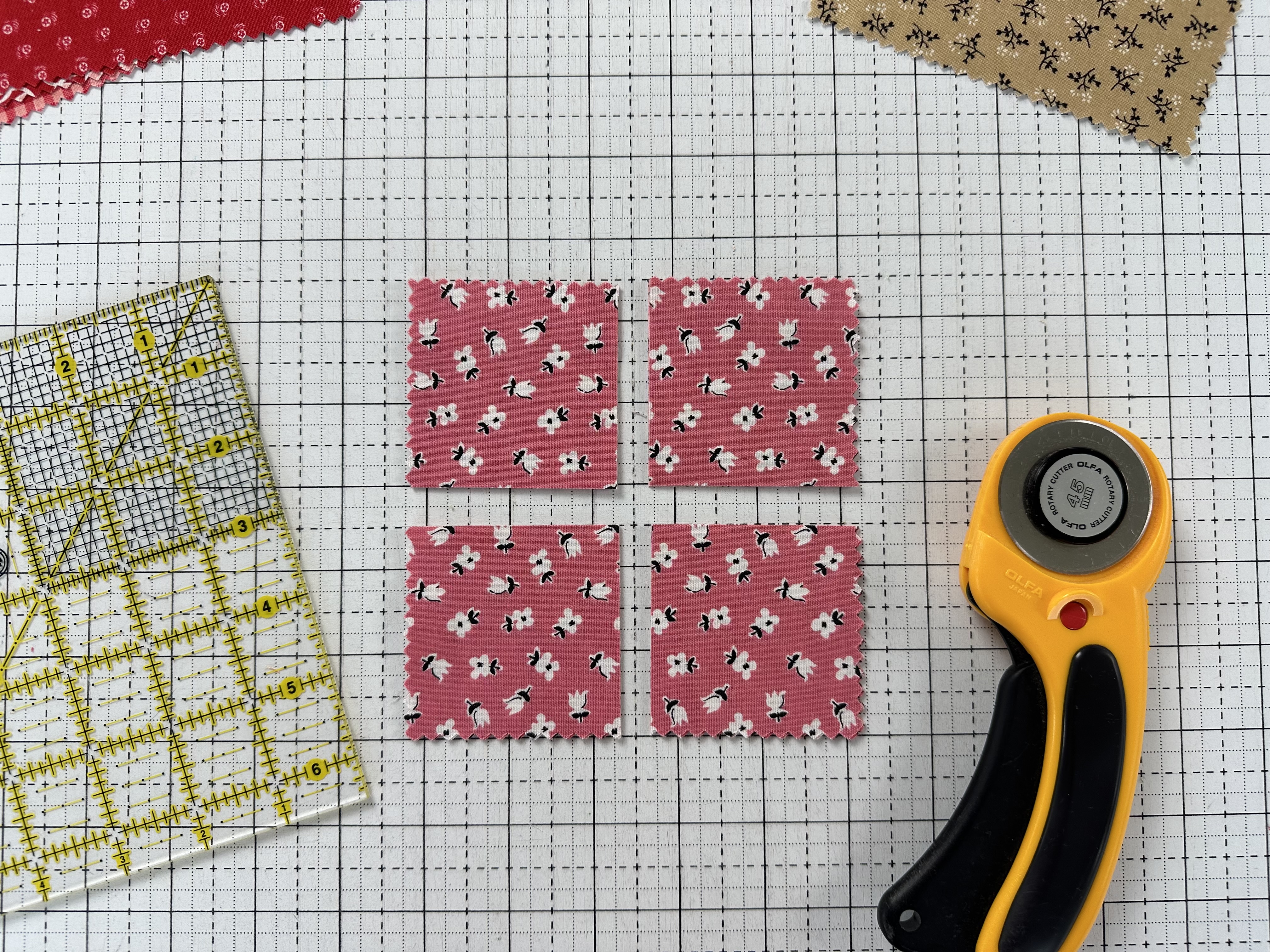 Quilt Along Series: Piecing Cut Fabric Squares - Make and Takes