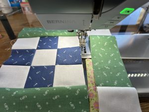 Making Block A for the Nona Quilt Along BERNINA WeAllSew blog