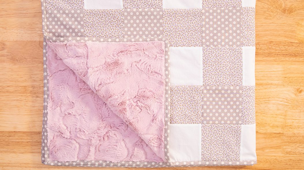 Checkered Streets Baby Quilt Tutorial WeAllSew