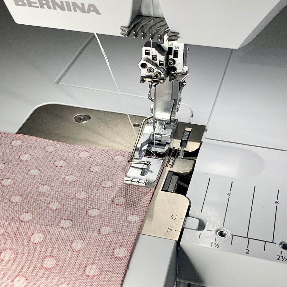 Serger_Baby_Quilt_#1_Post_12_fabric_placement_under_foot_BERNINA_WeAllSew_Blog_1200x1200px