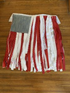 Finished Scrap Fabric Flag